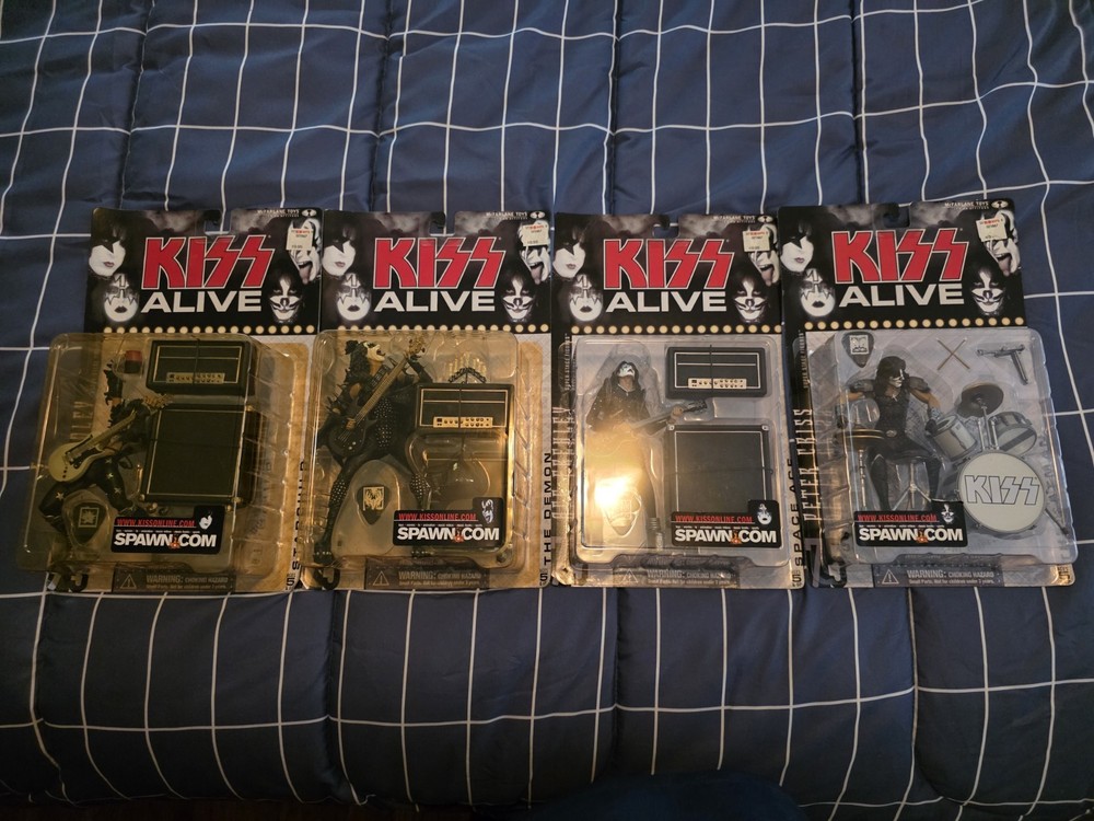 McFarlane 2000 Kiss Alive Action Figures Set New Sealed