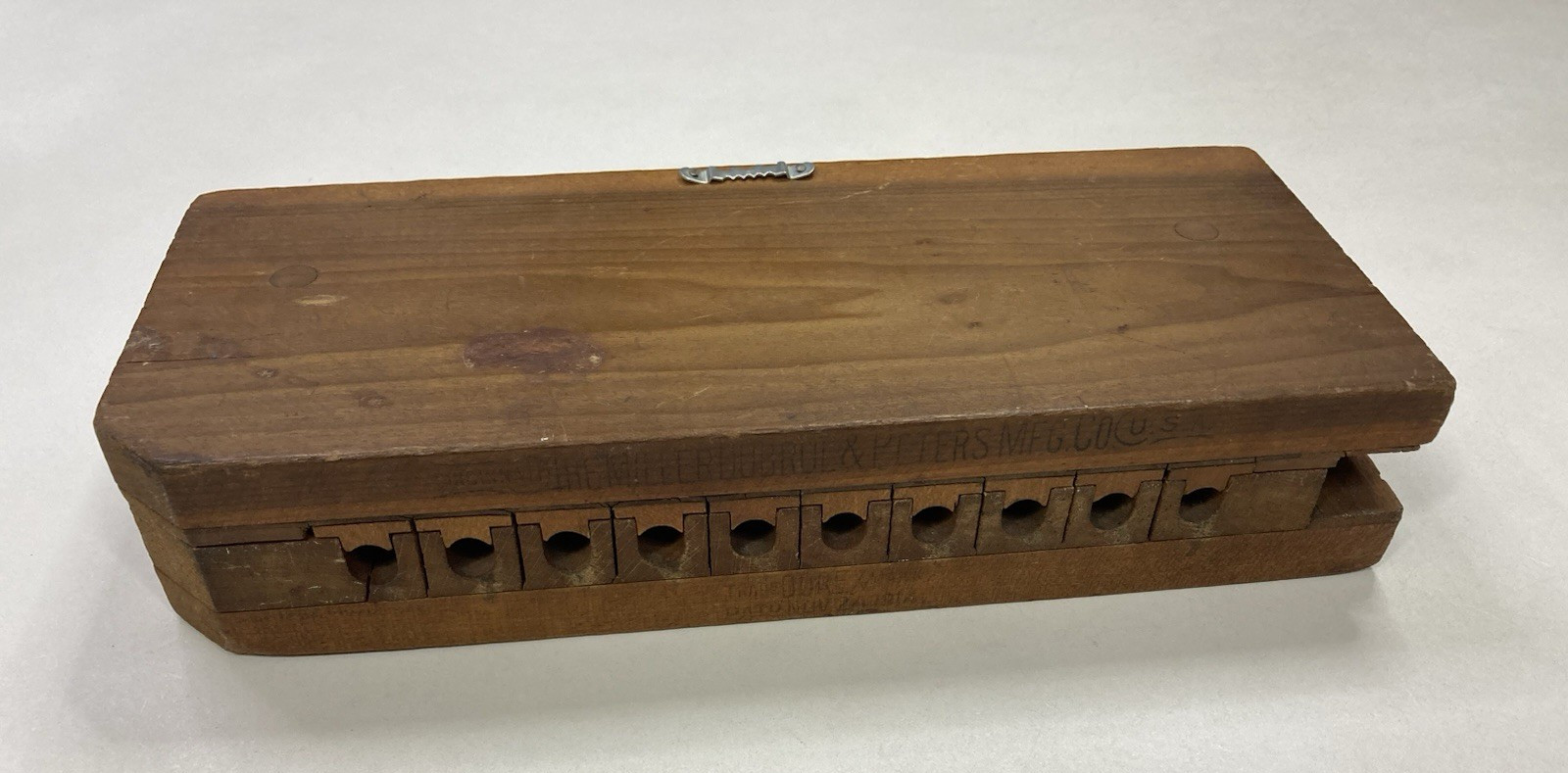 VINTAGE Antique The Miller Dubrul & Peters MFG Co Wooden 10 Cigar Mold Press