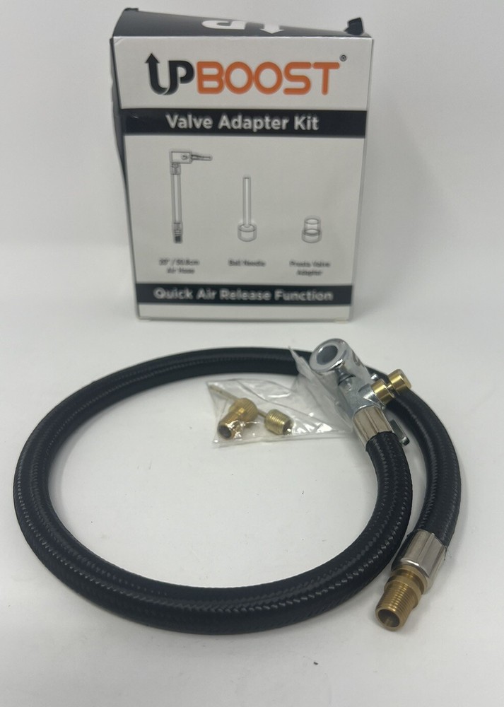 UPBOOST Bicycle Valve Adapater Kit w/ Quick Air Release Function. New (other)