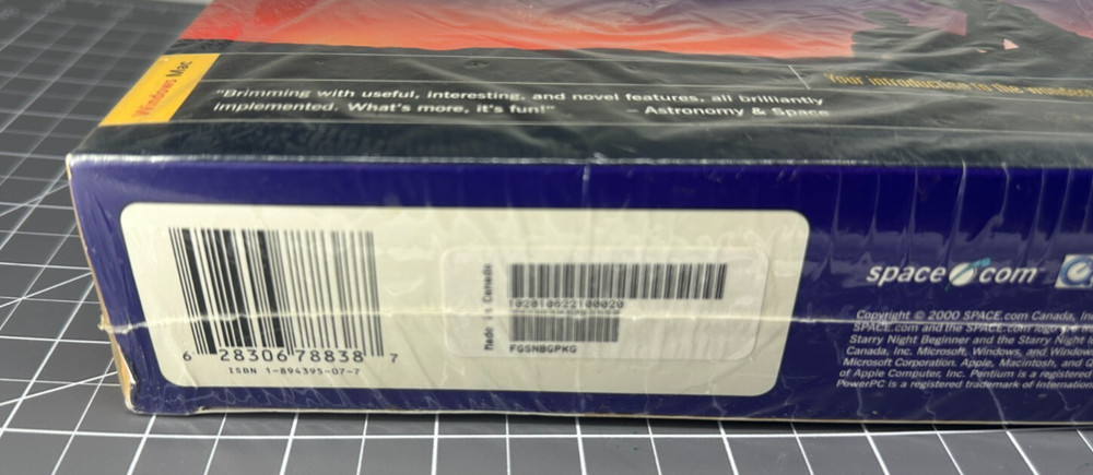 Starry Night Beginner Software Windows McIntosh PC CD-ROM (2000) New Sealed