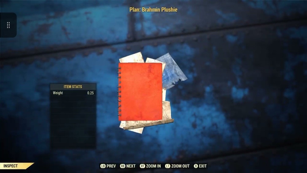 (Xbox) Brahmin Plushie Plan