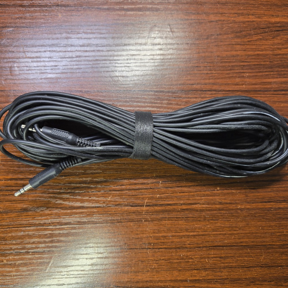 Genuine HTC Vive VR Headset Base Station Sync Cable Connection Line 50ft 3.5mm