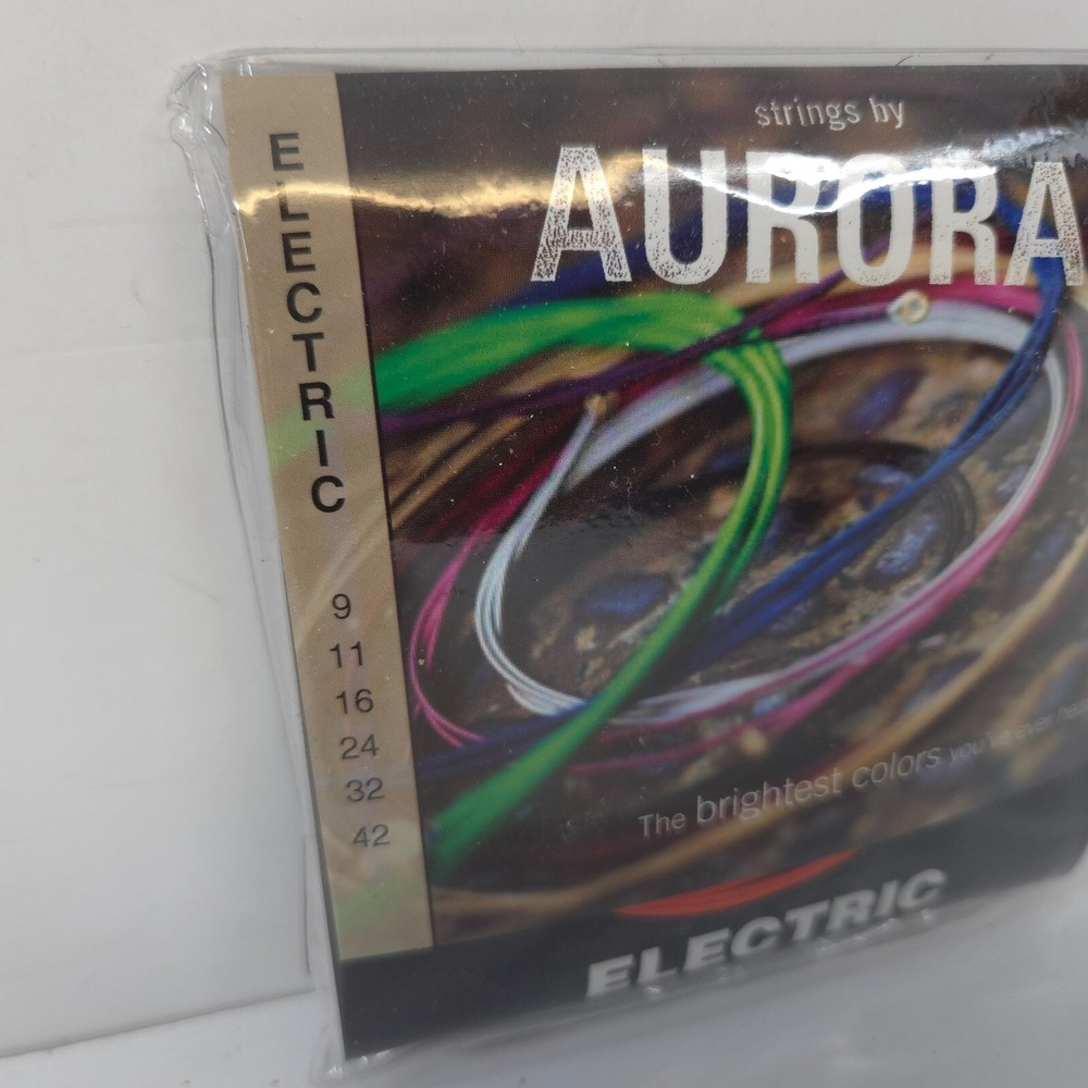 Strings by Aurora Electric Guitar Strings 9-42 Orange Coated