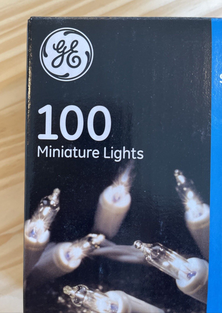 3 Boxes GE String-A-Long 100 Count Outdoor String Lights Clear Bulb White Wire