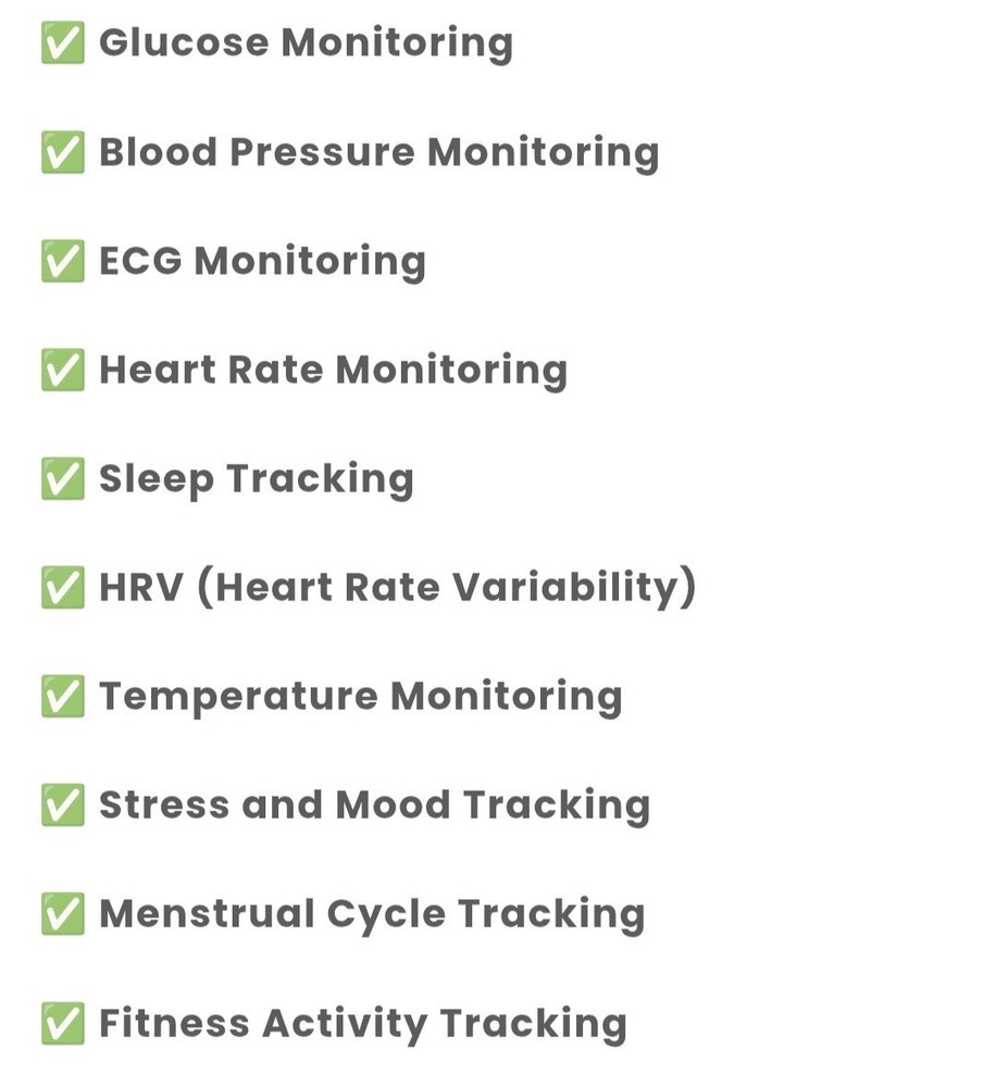 Aurora Eclipse : Glucose Smart Ring + ECG & BP