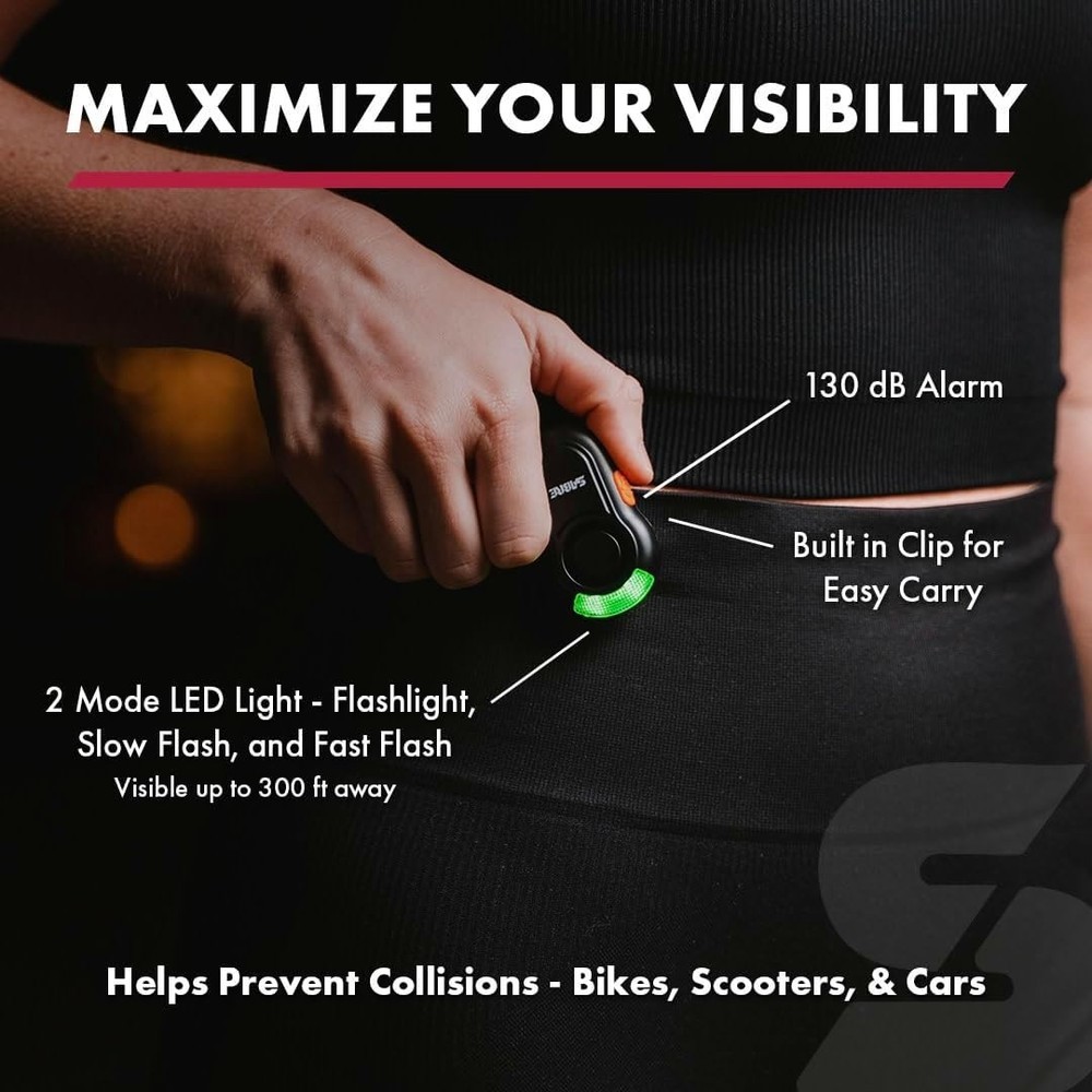 Self-Defense Runner Pepper Gel - Adjustable Hand Strap, USA Made, Max Strength