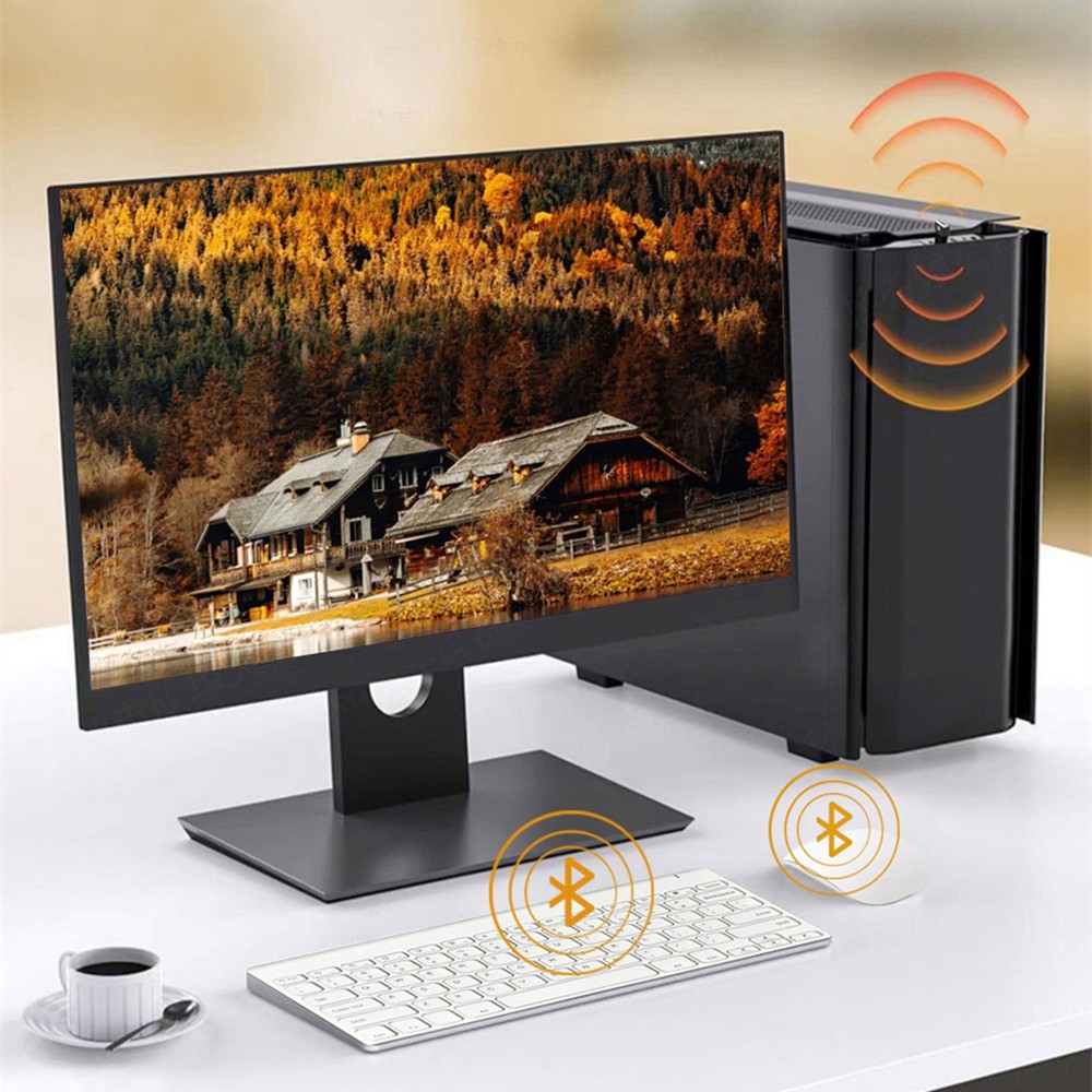 Bluetooth Adapter Transmitter Receiver Dongle Adapter for Win 8.1/10/11