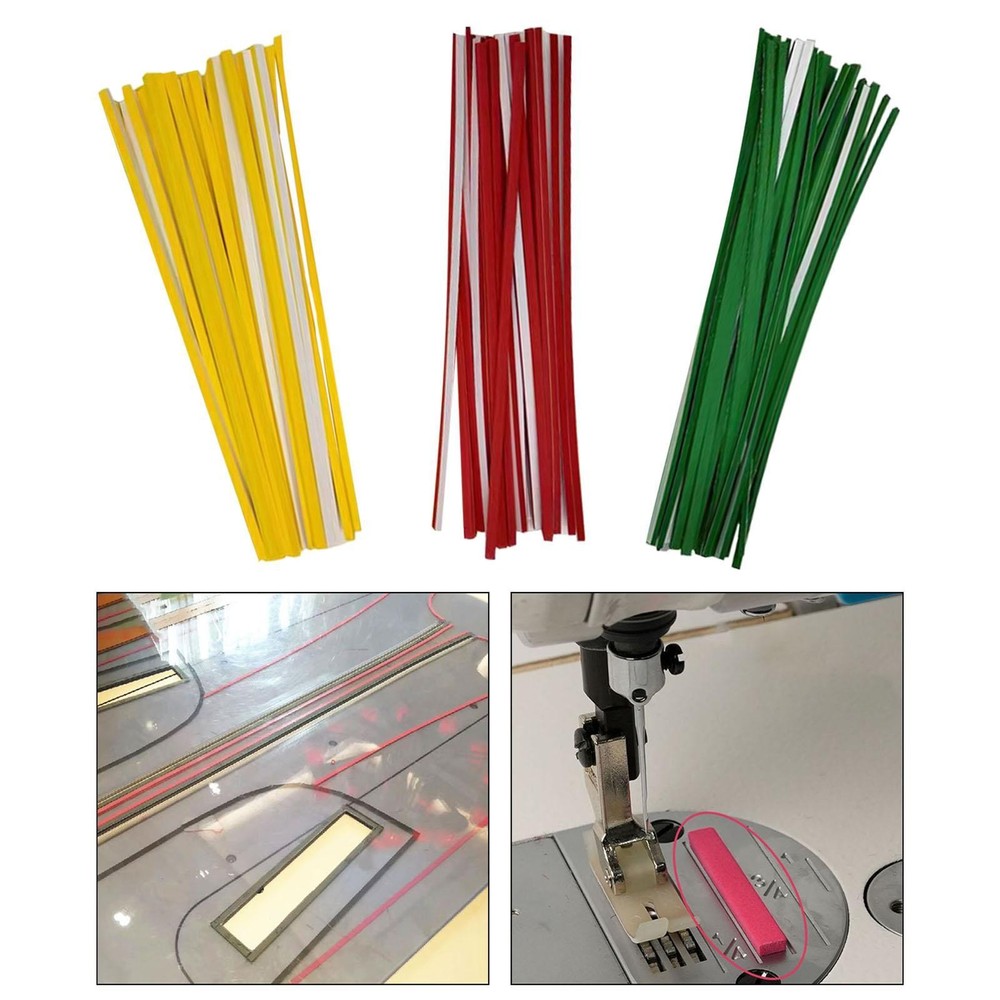 100 Pieces Garment Template Sponge Strips Self Sticky 28cm Long Pattern Making