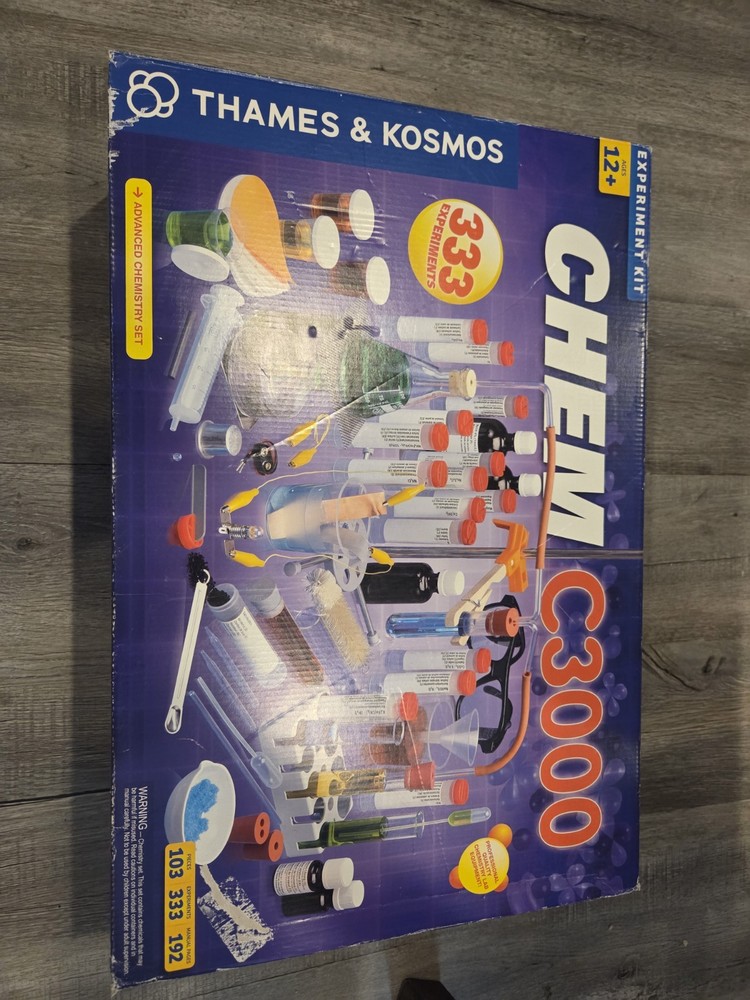 OPEN Thames & Kosmos C3000 Version 2.0 Advanced Chemistry Set 333 Experiments