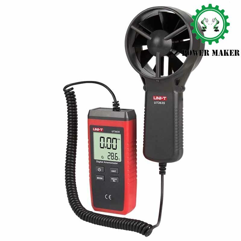 UNI-T UT363S Split Digital Anemometer Thermometer Wind Speed Temperature Tester