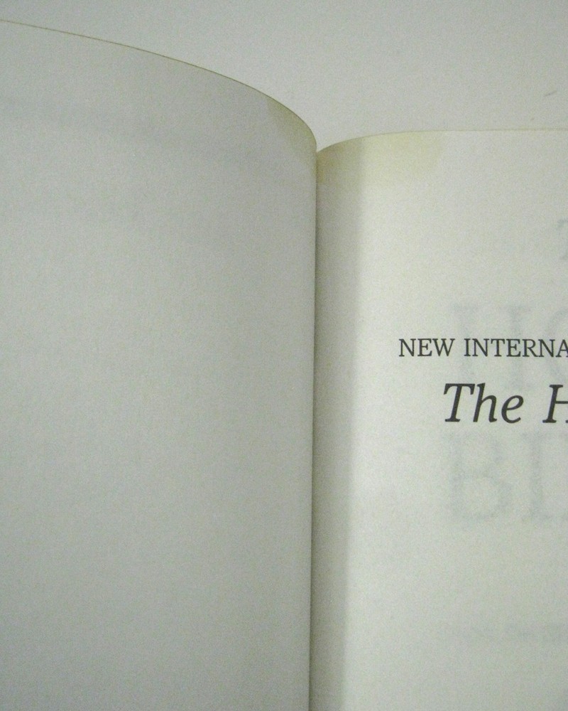 New International Version Reference Imitation Leather Black 1994 Softcover