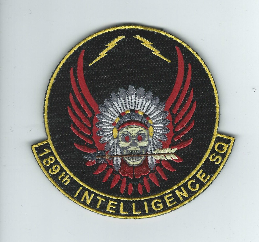 189th INTELL SQUADRON  !!THEIR LATEST!! patch