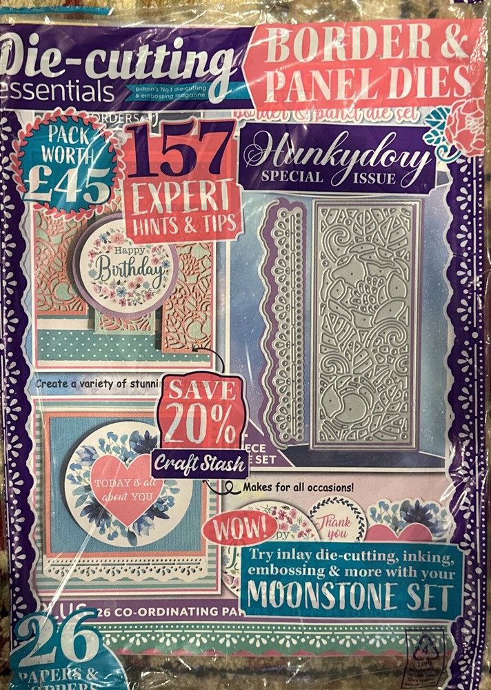 Die Cutting Essentials Magazine ISSUE 101 Moonstone Set