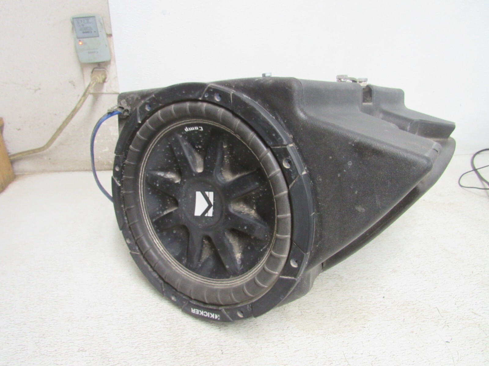 14 POLARIS RZR XP 4 1000 EPS KICKER COMP 10" SUB WOOFER GLOVE BOX METRA  #5836