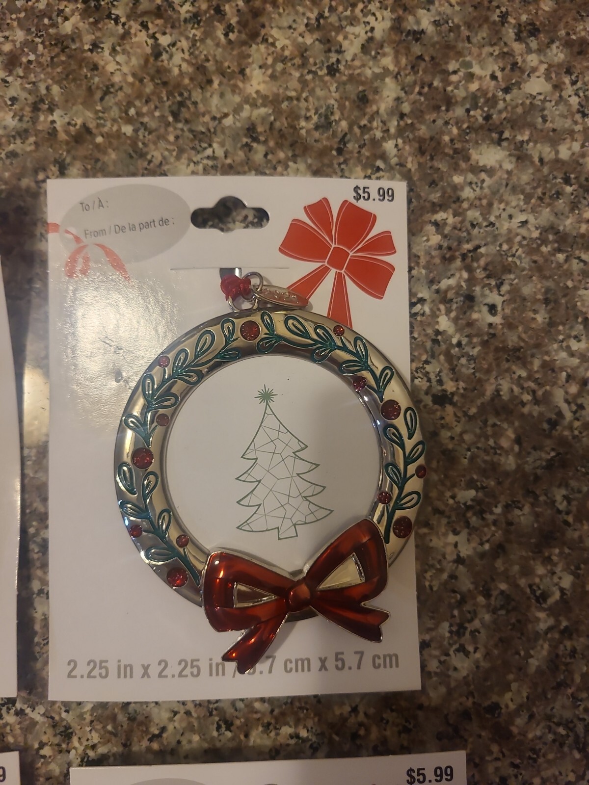 72 Studio Decor Christmas Ornament Picture Frames 6 Different Wholesale Lot