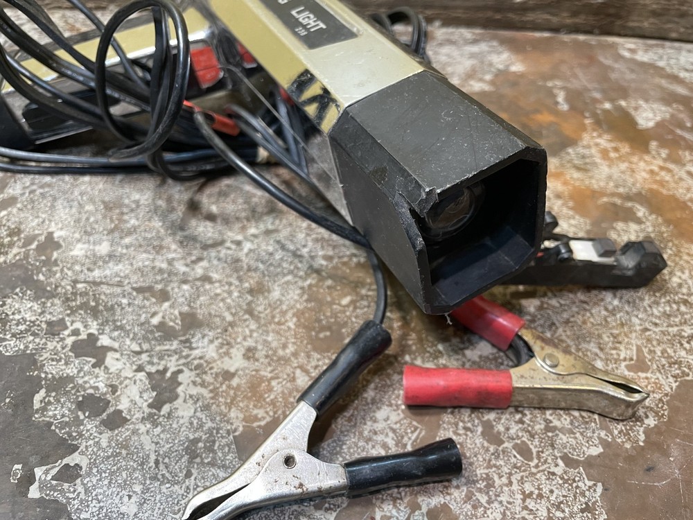 Vintage Chrome Inductive Timing Light 238 Engine Ignition Untested