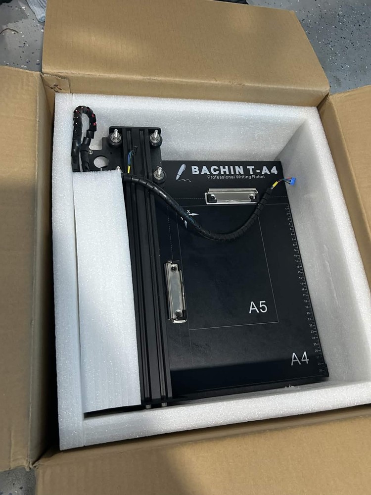 BACHIN TA-4 Writing & Drawing Machine CNC Robot Automatic ( US Plug ) + Extras