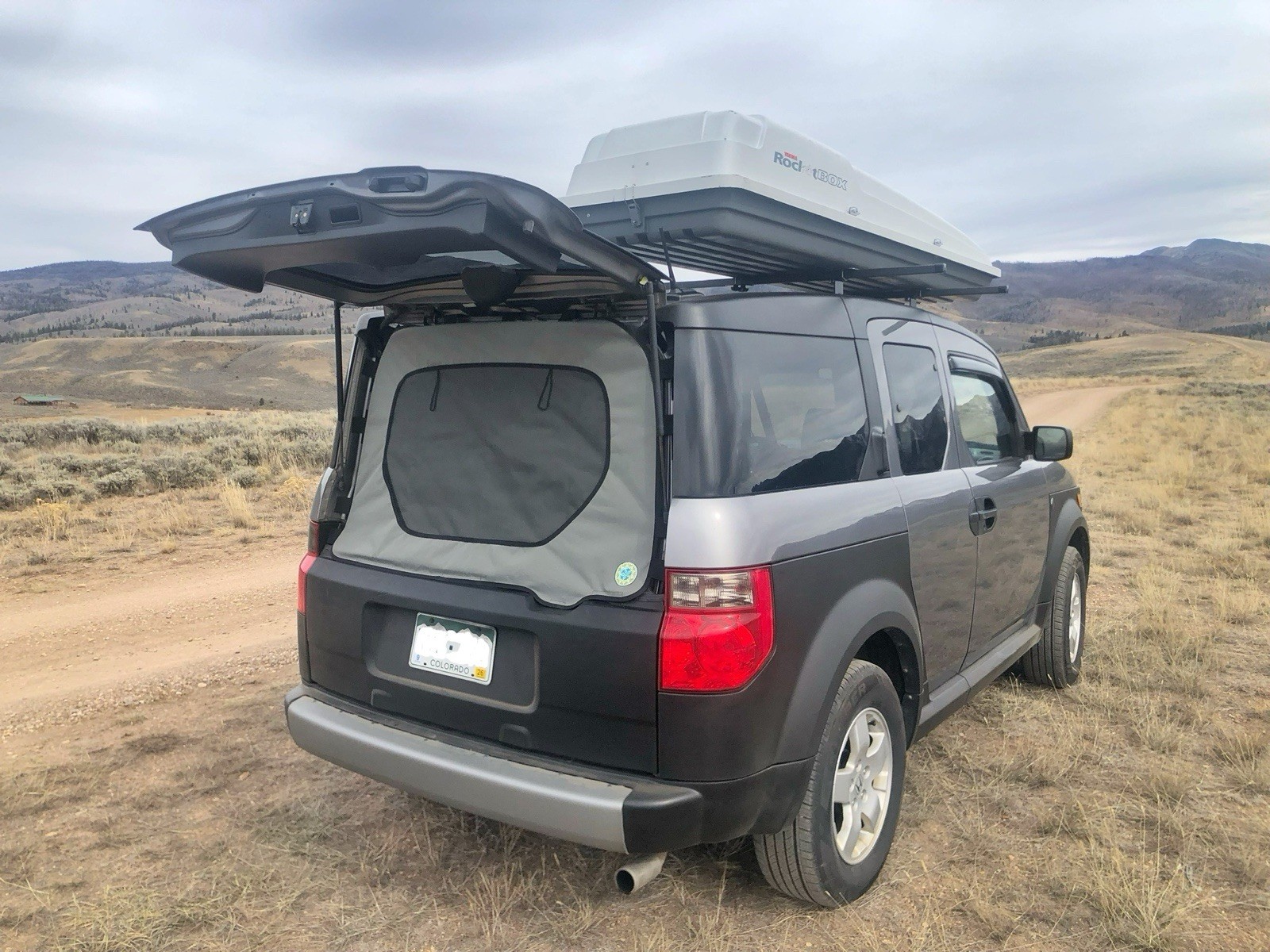 Honda Element -Half Moon- Privacy Bug Screen By Rain Dean