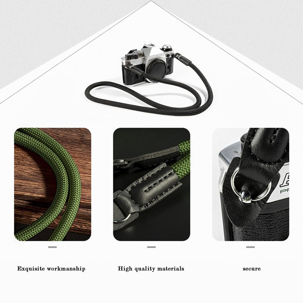 Snmzlc Camera neck strap,100cm Camera Wrist Strap for DSLR Mirrorless Camera ...