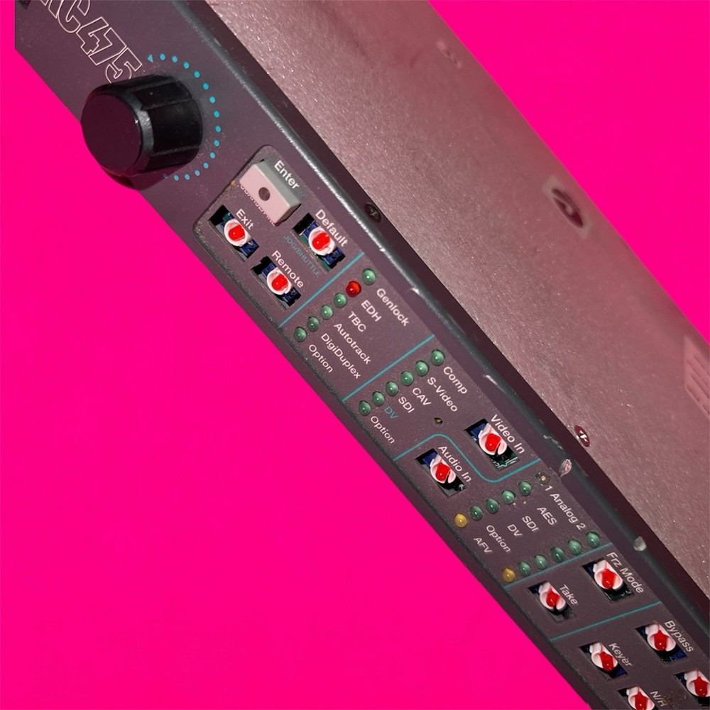 LEITCH DPS RC 575 DIGITAL PROCESSING SYNCHRONIZER READ