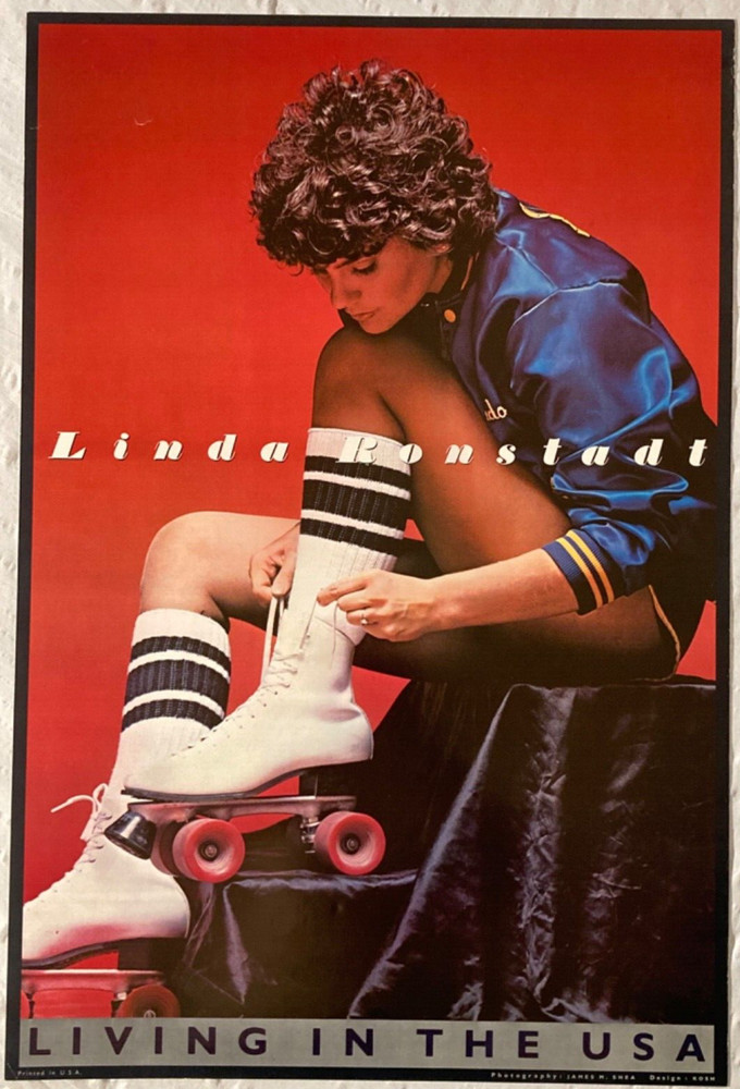 Linda Ronstadt 1978 Promo Poster Living In The USA