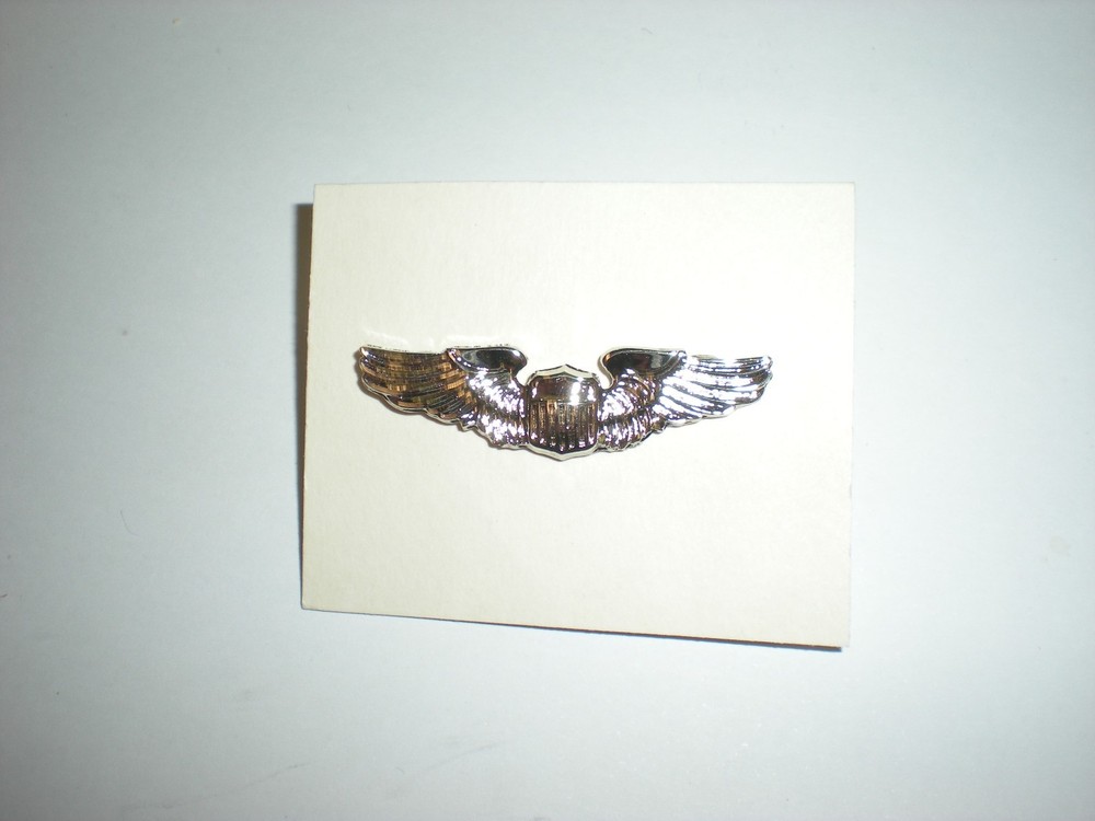 USAF BASIC PILOT WINGS BADGE - MINIATURE - ANODIZED