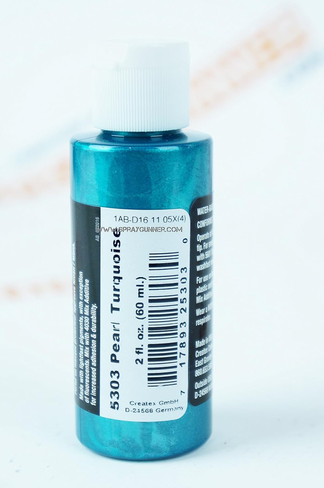 Createx Pearlized 5303 Pearl Turquoise 2Oz. Paint.