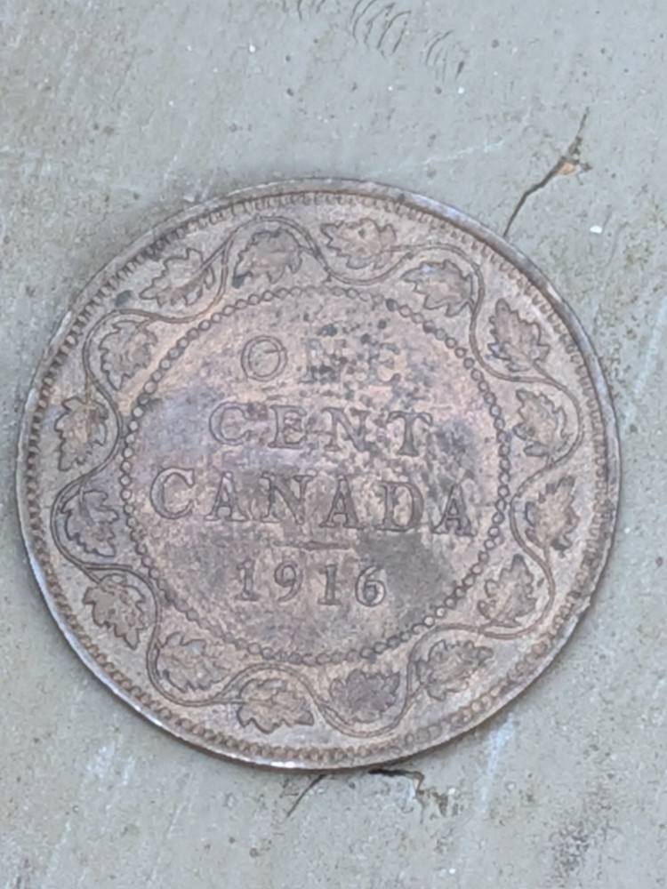 1916 Canada One Cent Large 1