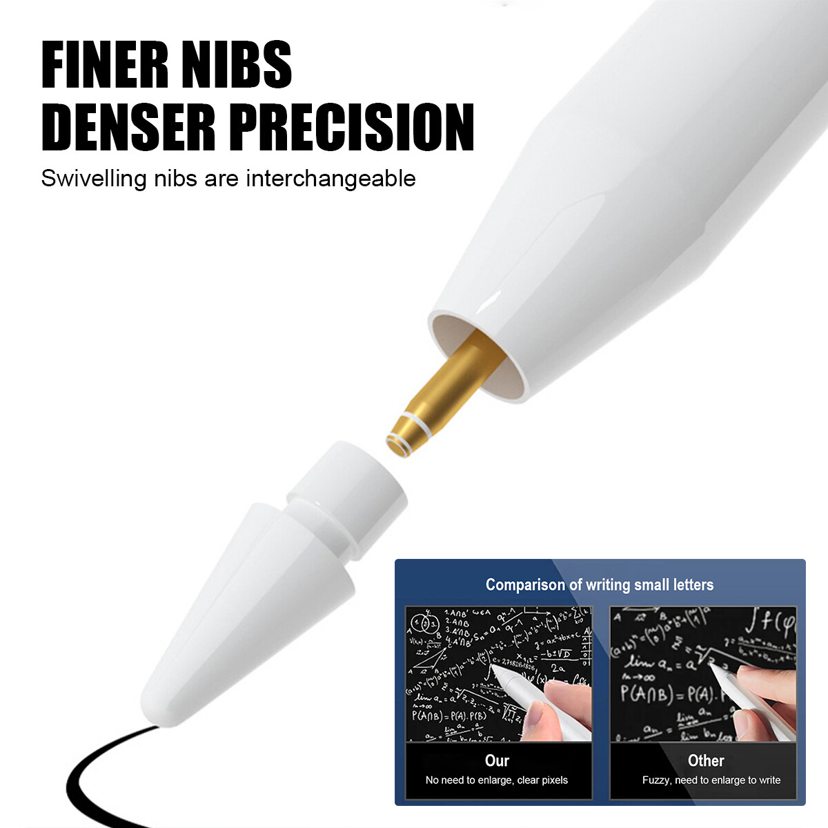 Stylus Pen for Apple iPad Pencil 10/9/8/7/6th Mini 5/6th Air 5/4th Pro 11/12.9''