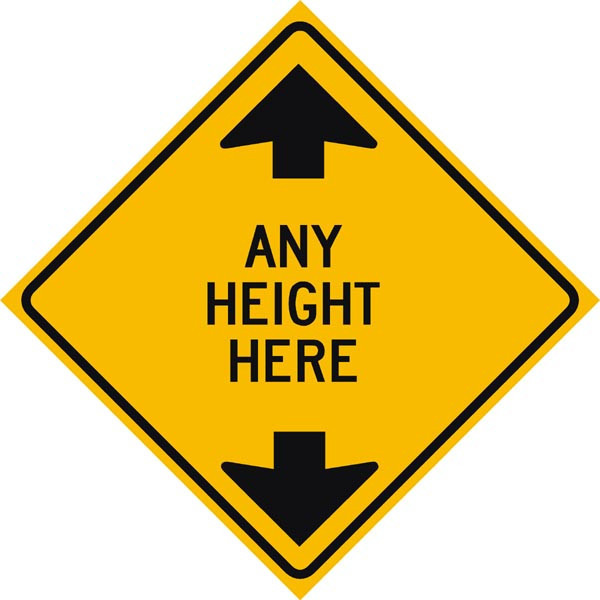 Custom Clearance Height Sign