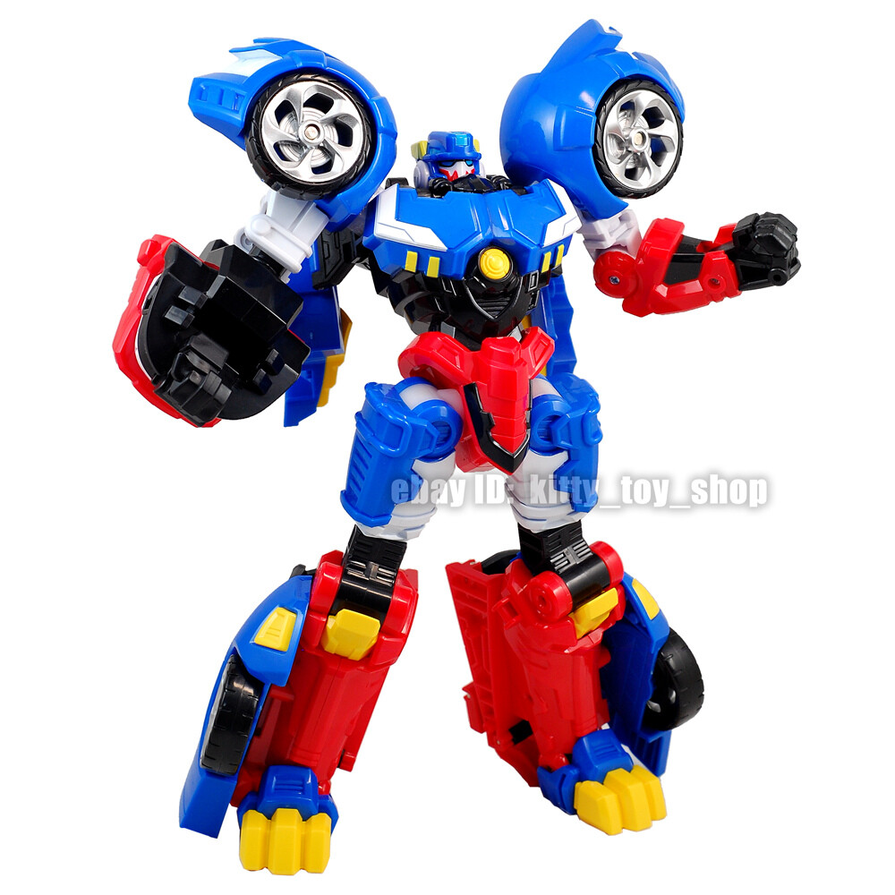 Kids Toy MiniForce Super Dino Power TYRANNO THUNDER Robot Car Bot Model Figure