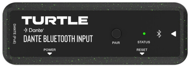 Turtle AV TAV-D2BEN Dual-Channel Dante Bluetooth Input Adapter