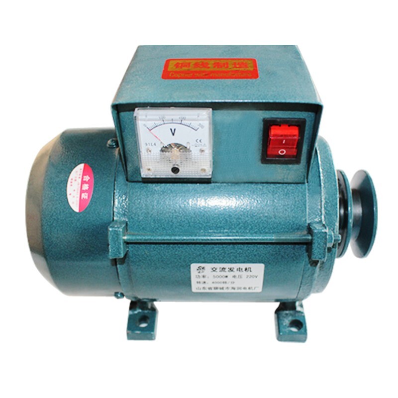 220V Belt Type Diesel Engine Lighting Generator 1000W Small Engine for Home