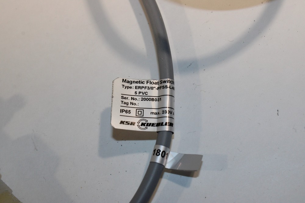 KSR ERPF3/8-PFSS-L40 Magnetic Float Switch NEW