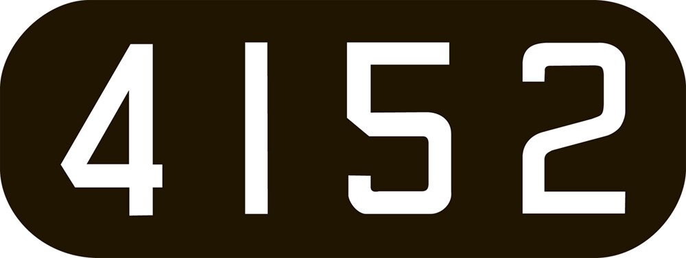 N105BL - EMD/GE Insert Style Backlit Number Board Decals - ShellScale Decals