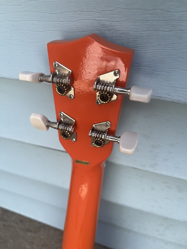 Crossroads Ukulele Orange Mini Guitar Instrument Stringed Adjustable Knob