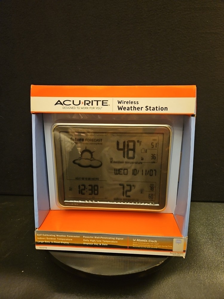 Acurite Wireless Weather Station Self-Learning Forecast with Atomic Clock