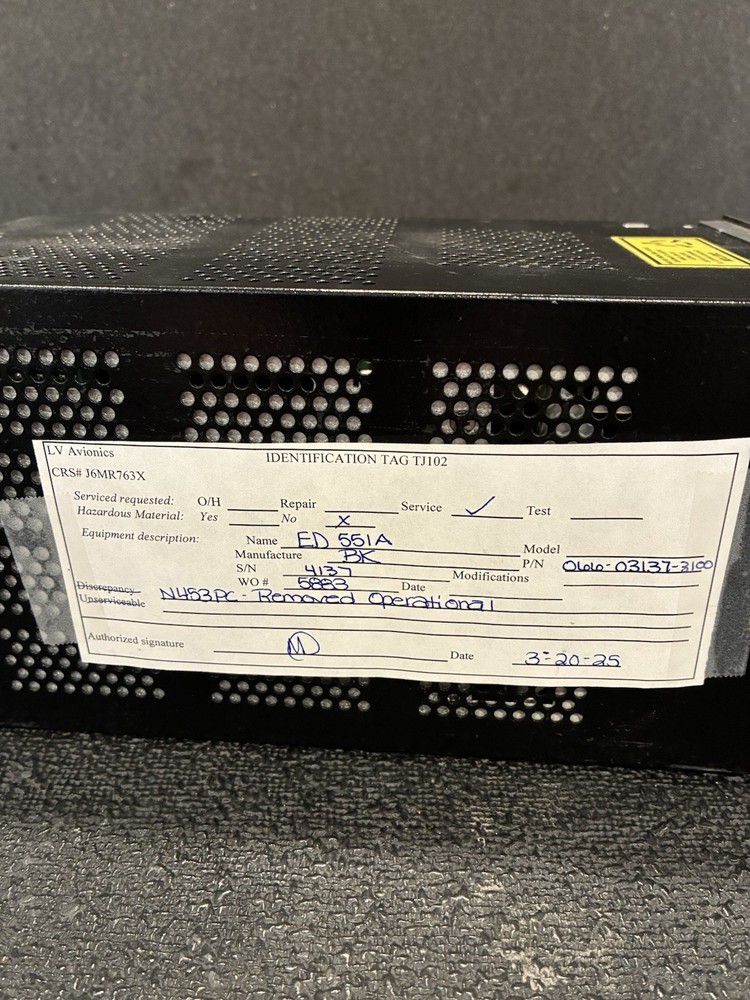 Bendix King ED 551A Electronic Display