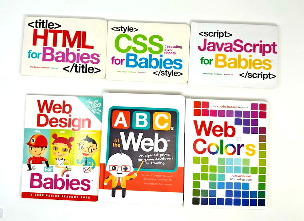 code babies Web Design, HTML, CSS, Javascript for Babies; ABC of the web color