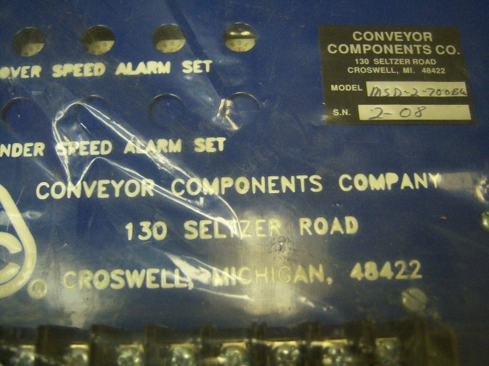 Conveyor Control MSD-2-700BG Conveyor Motion Control Tachometer