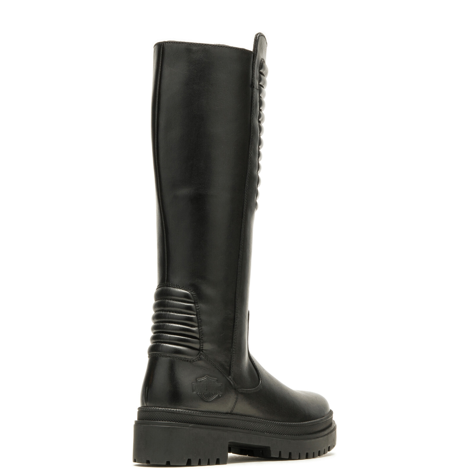 Harley-Davidson Kamton 13" D87216 Womens Black Leather Motorcycle Boots