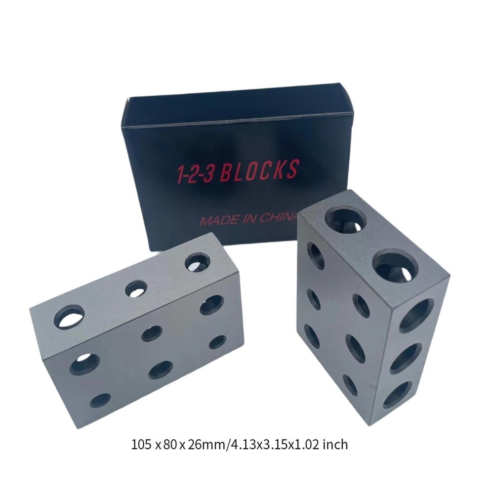 2 Pieces 1x2x3 Blocks 1" x 2" x 3" Parallel Blocks