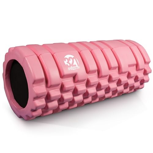 Foam Roller - Medium Density Deep Tissue Massager for Muscle Bubble Gum