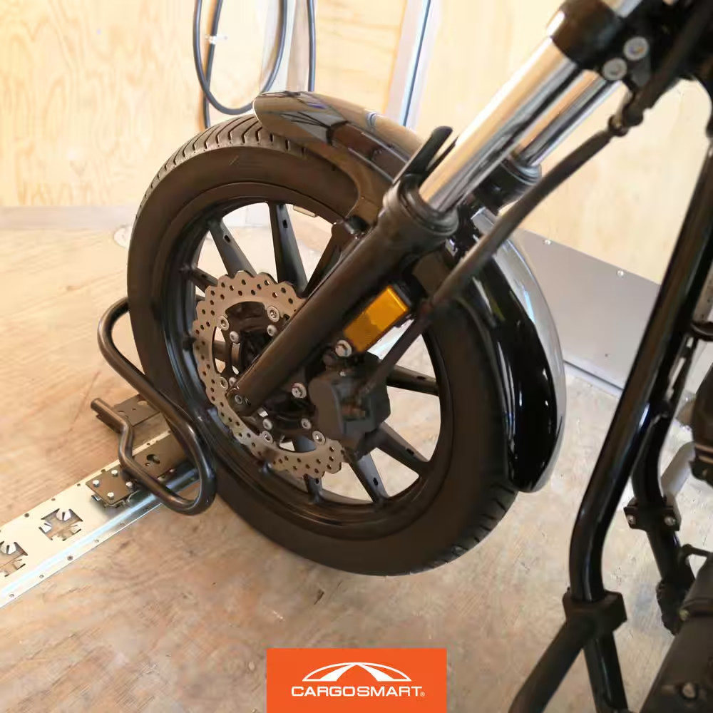 Motorcycle Wheel Chock for E-Track and X-Track