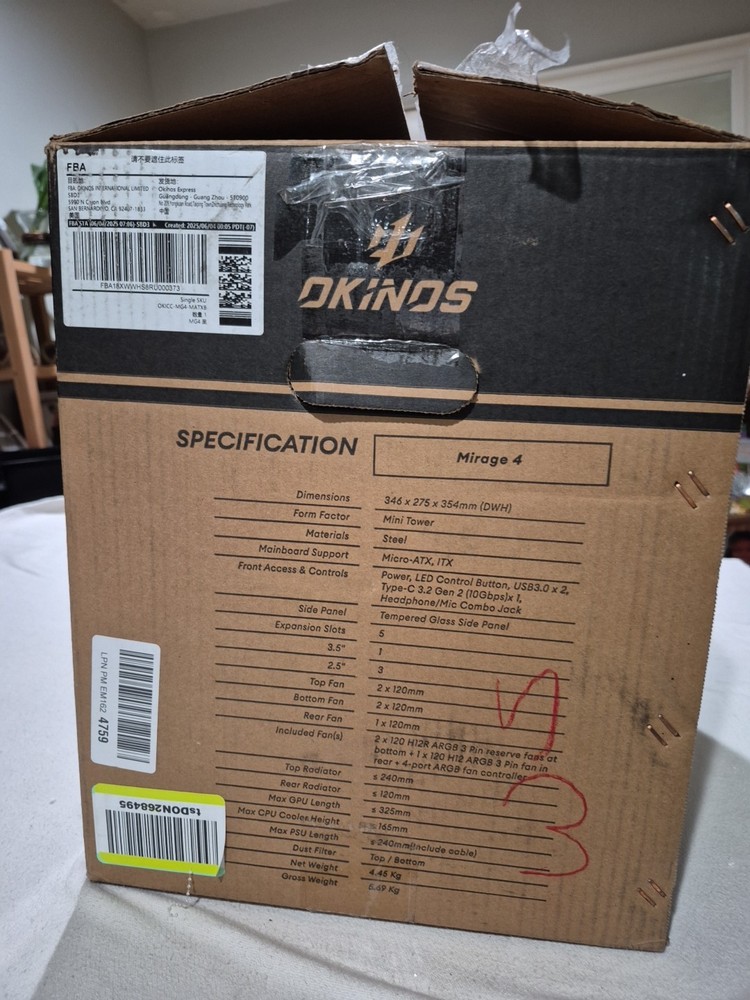 Okinos Mirage 4 Mini-Tower PC Case