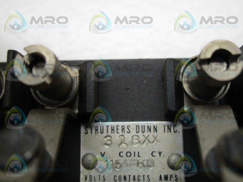STRUTHERS-DUNN 31BXX CONTROL RELAY UNMP