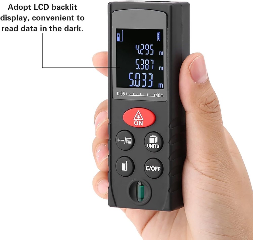 Digital rangefinder with Angular Indication Accurate Measurement for Building an