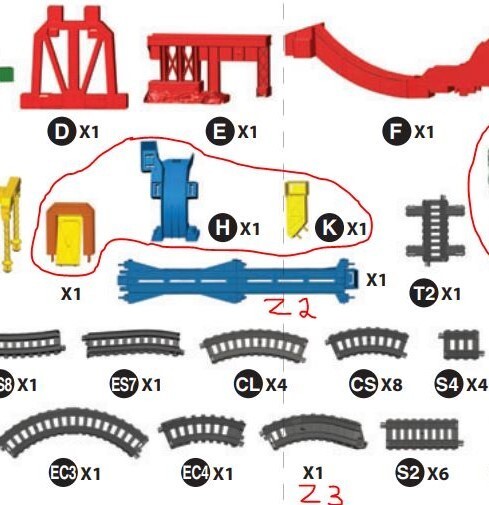 Thomas & Friends TrackMaster Sky-High Bridge Jump Set Replacement Parts