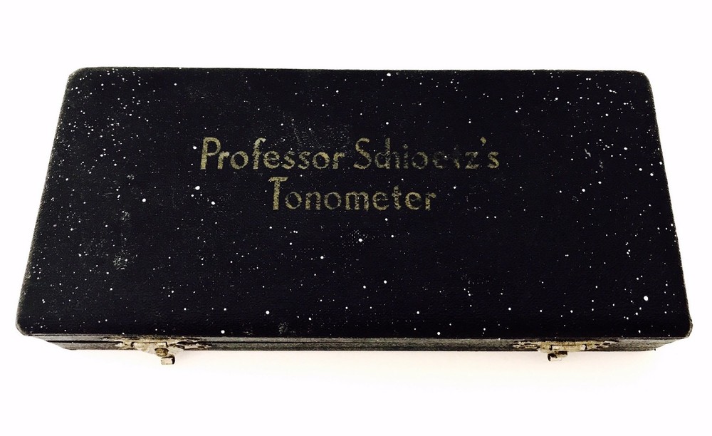 Used Professor Schioetz's Tonometer With Original Certification # 1187
