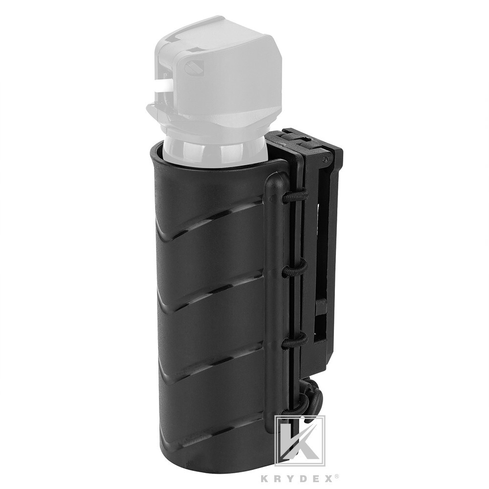 KRYDEX Pepper Spray Holder 360 Rotatable OC/Mace Pepper Holster Carrier for Belt